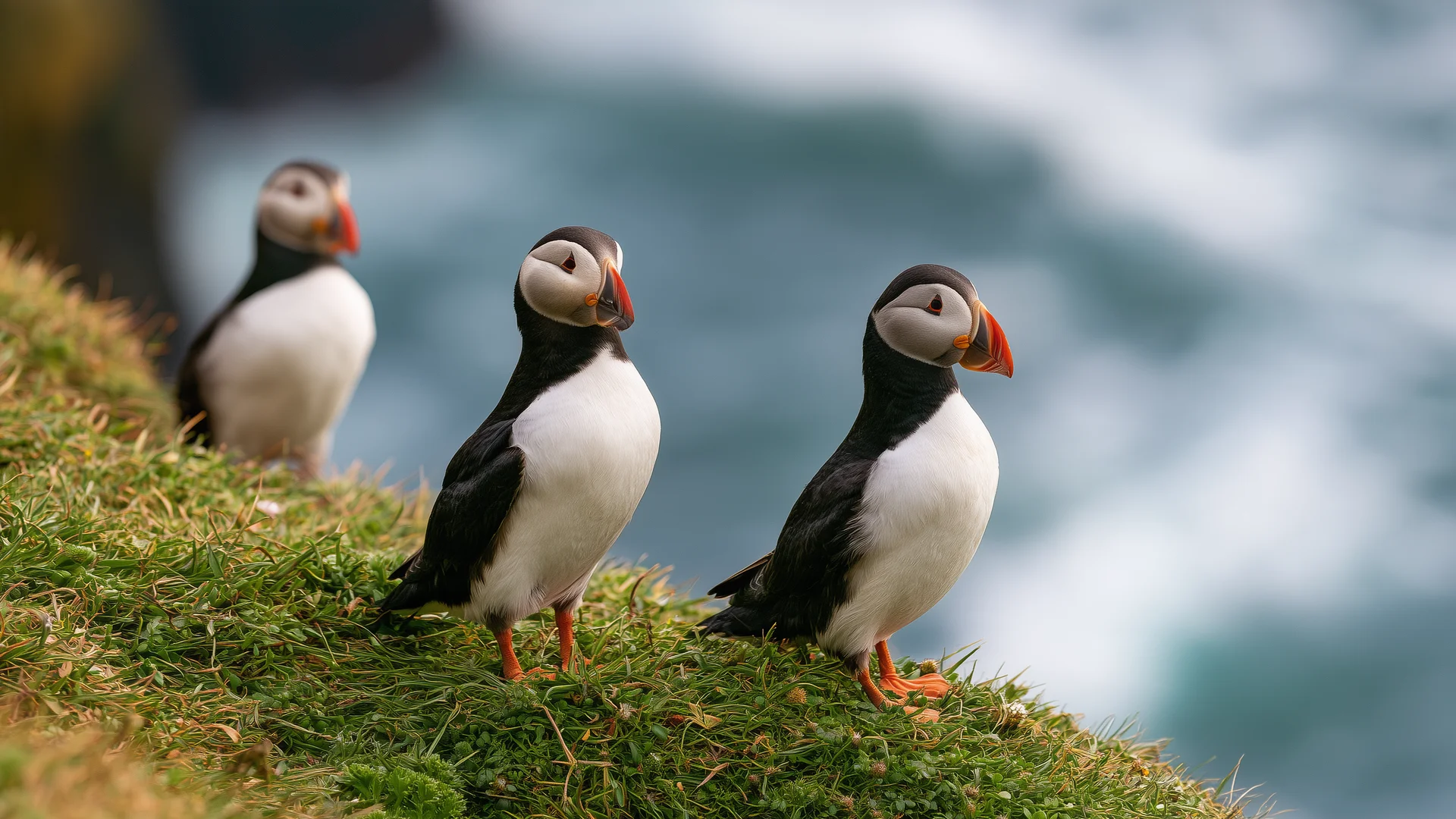 Puffin cliff