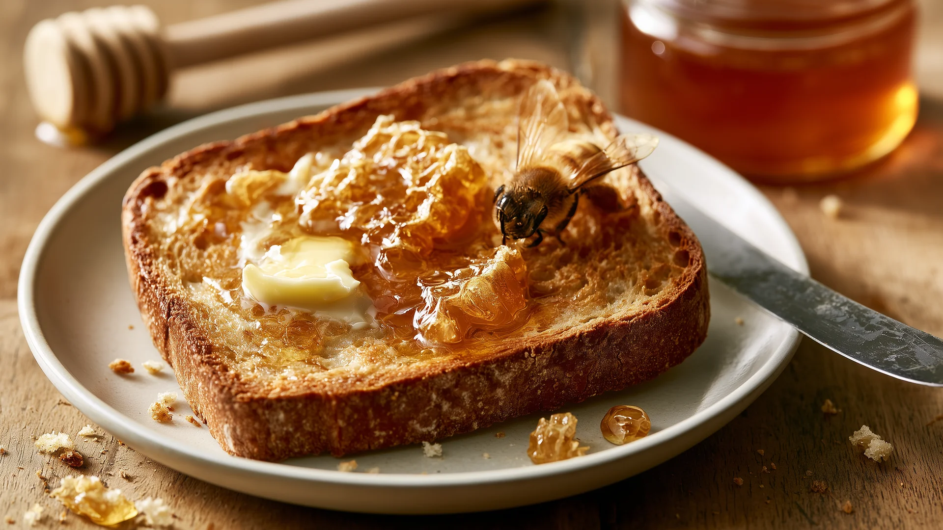 Honeycomb toast