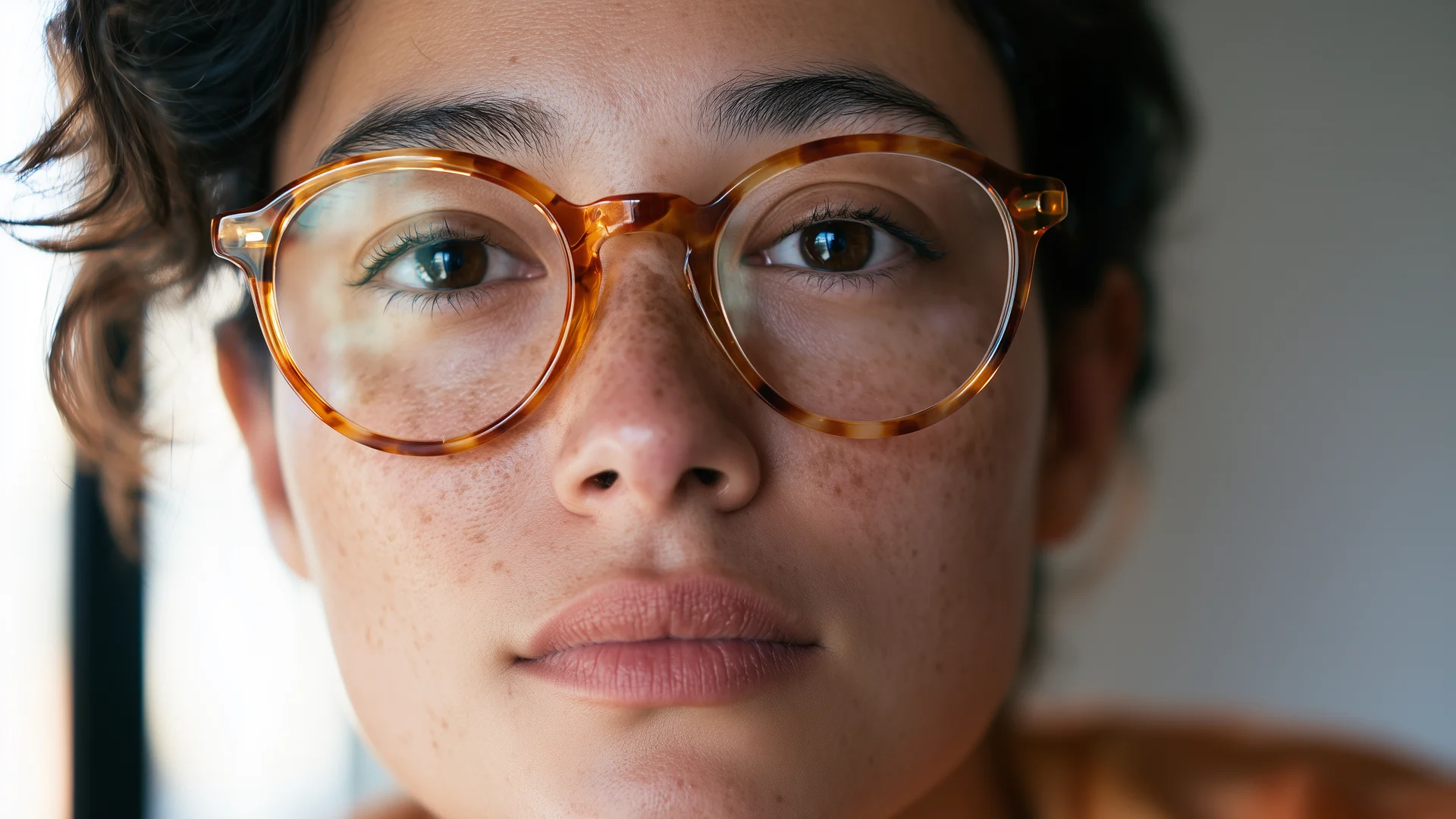 Amber spectacles