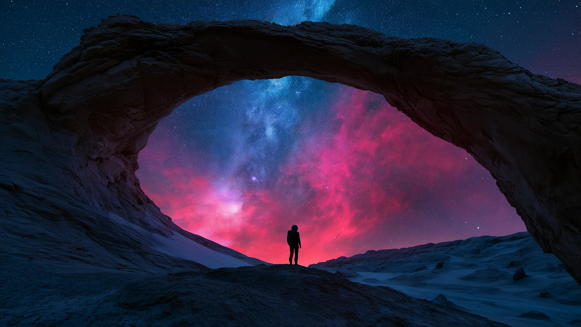 Nebula stone arch